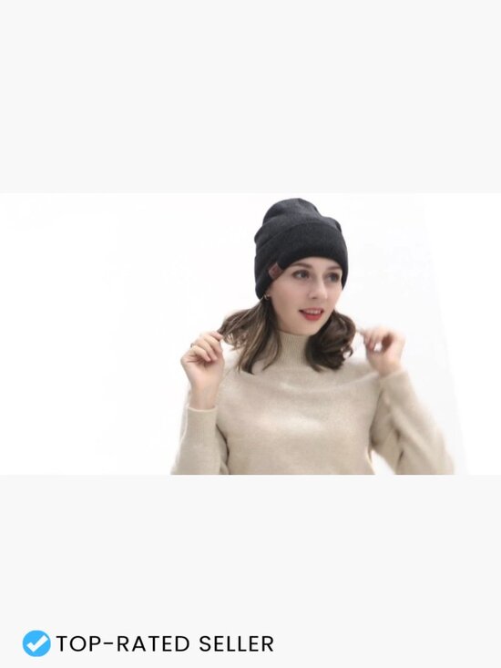 Thermal Polar Fleece Ski Beanie Daily Winter Hat Skull Cap Stretchy Unisex Warm